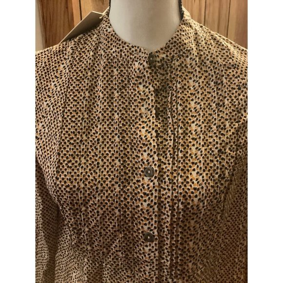 Anthropologie See You Soon Pleated Top - Picture 2 of 11